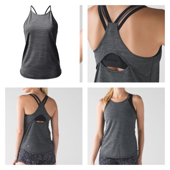 lululemon athletica Tops - Lululemon Athletica Fast As Light Singlet Black